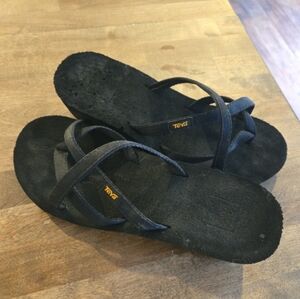 Teva Black Casual Sandals
